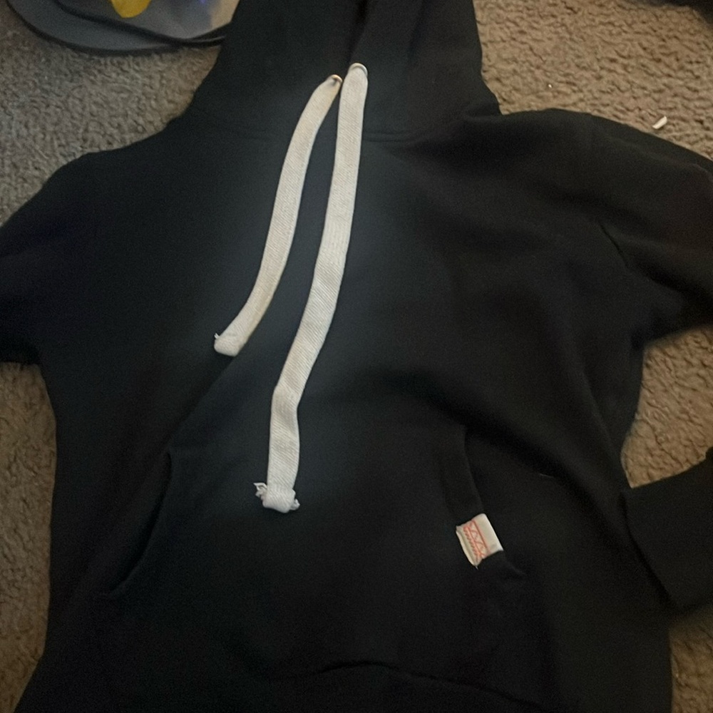 black hoodie